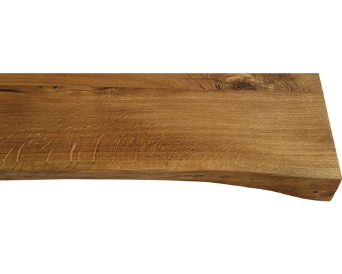 Holzplatte aus Eiche mit Baumkante