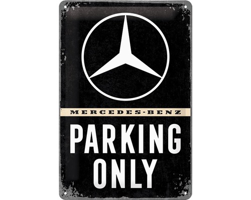 Blechschild Mercedes Parking 20x30 cm
