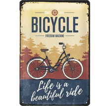 Blechschild Bicycle Life 20x30 cm-thumb-0