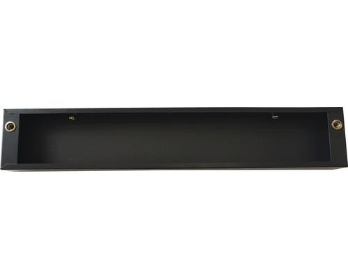 Leere Briefkastenfront mit Befestigungspunkten