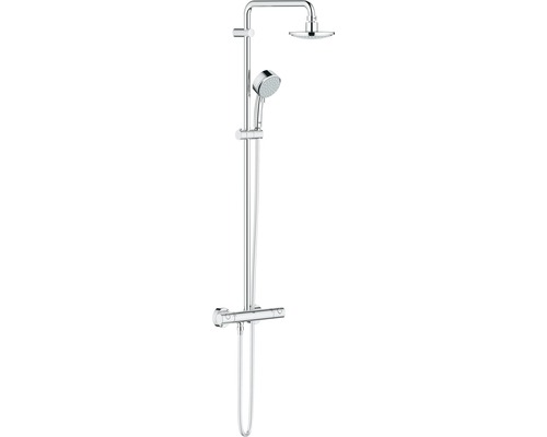 Système de douche Grohe Tempesta avec thermostat pour montage mural 27922000 chrome