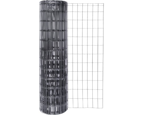 Schweissgitter Fix-Clip Pro 25 x 1,22 m, anthrazit Rollzaun aus Drahtgeflecht
