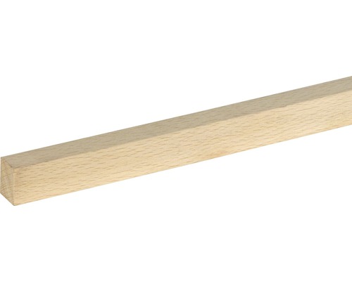 Baguette rectangulaire hêtre brut 15x20x950 mm Baguette en bois