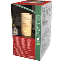 Emballage d''une décoration LED à piles avec fonction de minuterie et l''inscription Merry Christmas