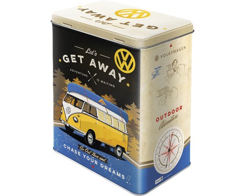 Boîte à provisions L VW Bulli Get Away 3 l 10x14x20 cm
