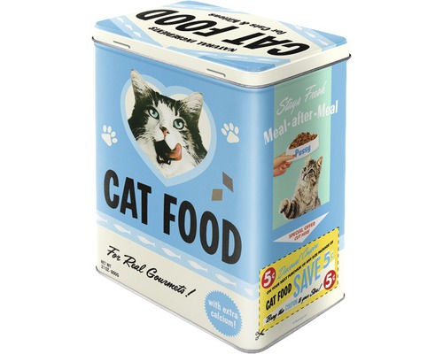 Boîte à provisions L Cat Food Love Mix 3 l 10x14x20 cm