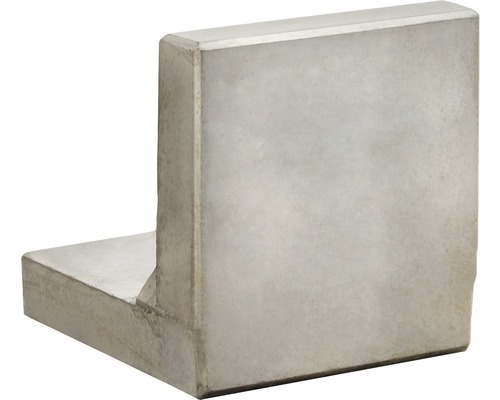 Winkelstütze Sichtbeton inkl. Versetzösen grau 50 x 10 x 50 cm Fusstiefe = 30 cm Winkelstütze Sichtbeton inkl. Versetzösen grau 50 x 10 x 50 cm Fusstiefe = 30 cm
