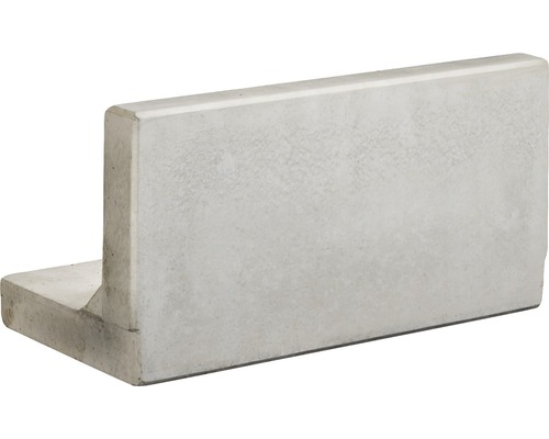 Winkelstütze Sichtbeton inkl. Versetzösen grau 100 x 10 x 50 cm Fusstiefe = 30 cm Winkelstütze Sichtbeton inkl. Versetzösen grau 100 x 10 x 50 cm Fusstiefe = 30 cm
