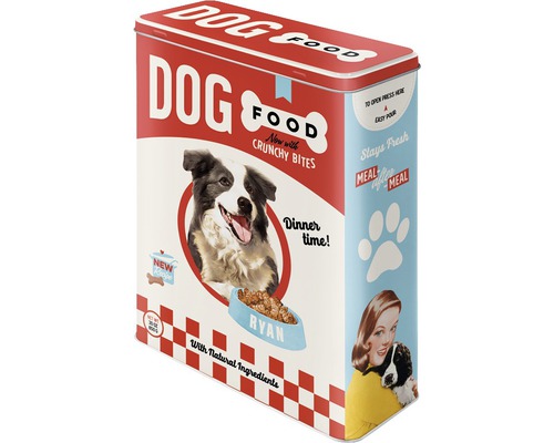 Boîte à provisions XL Dog Food 4 l 8x19x26 cm