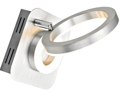 Wandleuchte mit zwei Ringen aus Metall