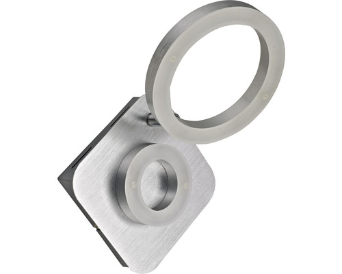 Moderne Wandleuchte mit zwei ringförmigen Lichtelementen