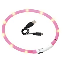 Collier lumineux avec câble USB pour chiens