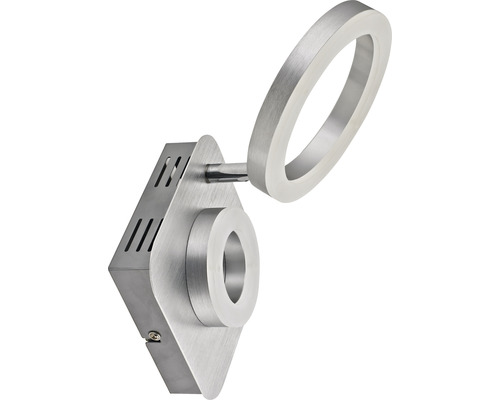 Wandleuchte aus Metall mit ringförmigem Designelement