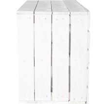 Holzkiste, weiss