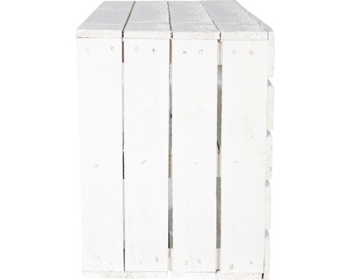 Holzkiste, weiss
