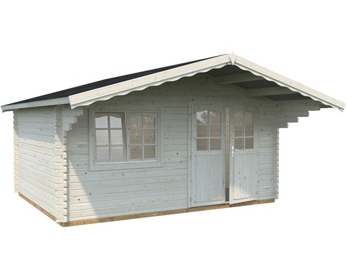 Abri de jardin en bois avec fenêtre et double porte