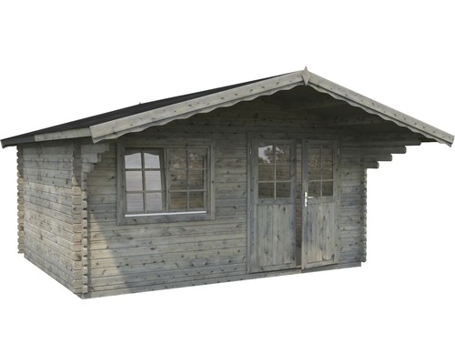 Abri de jardin en bois avec fenêtre et double porte