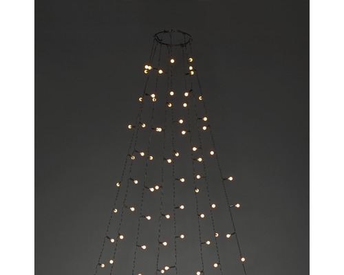 Guirlande lumineuse de sapin de Noël avec lumières LED.