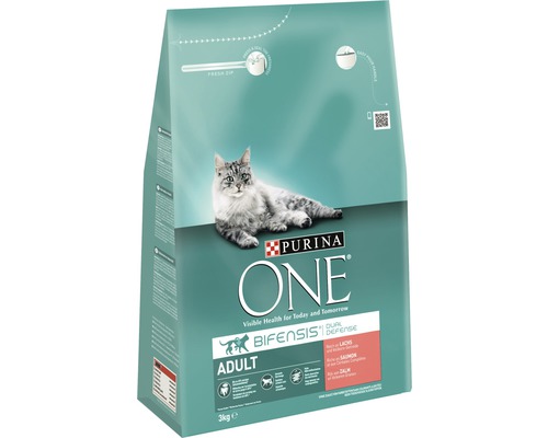 PURINA ONE nourriture pour chats adultes saumon 3 kg