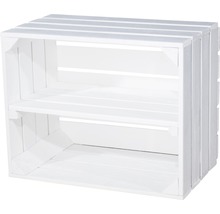 Holzkiste mit einem Fach