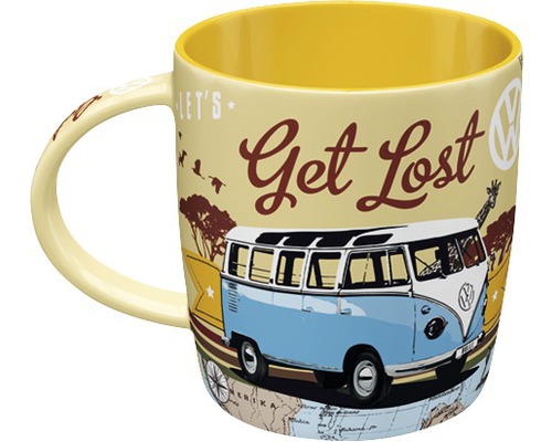 Tasse VW Bulli Let's Get Lost 0,33 l 8.5x8.5x9 cm