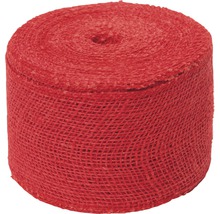Rouleau de ruban de jute rouge