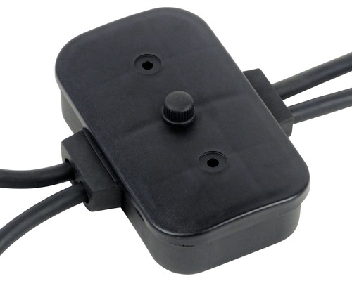 Boîtier de distribution avec bouton rotatif et connexions de câbles