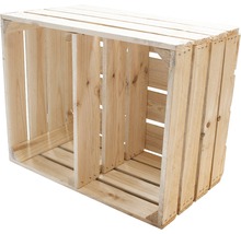 Holzkiste mit einem Fach