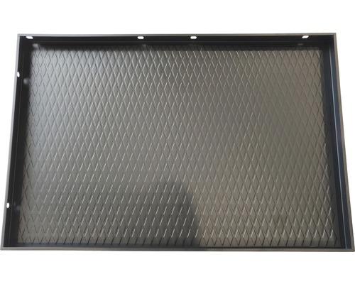 Bac métallique avec motif losanges