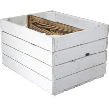 Holzkiste, weiss