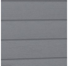 Bardage de façade en plastique gris