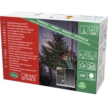 Emballage d''une guirlande de Noël à LED pour l''intérieur avec 150 lumières et un câble vert