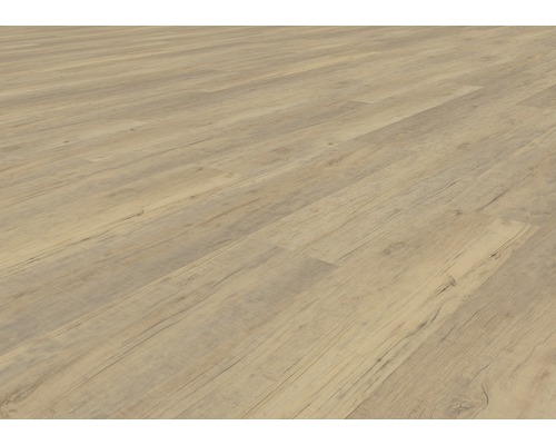 Verlegter Laminatboden in Holzoptik