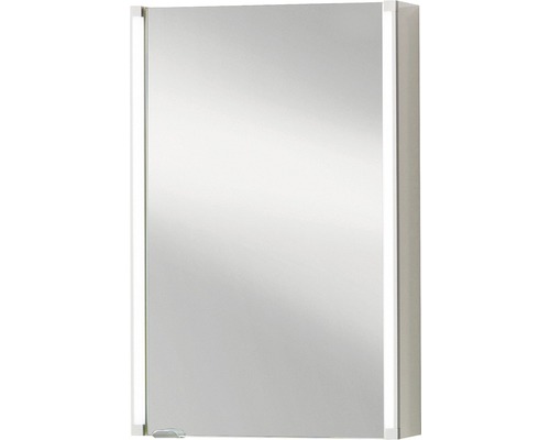 Armoire de toilette FACKELMANN LED-Line 42.5 cm blanc 1 porte