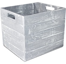 Holzkiste mit Griffen für die Aufbewahrung