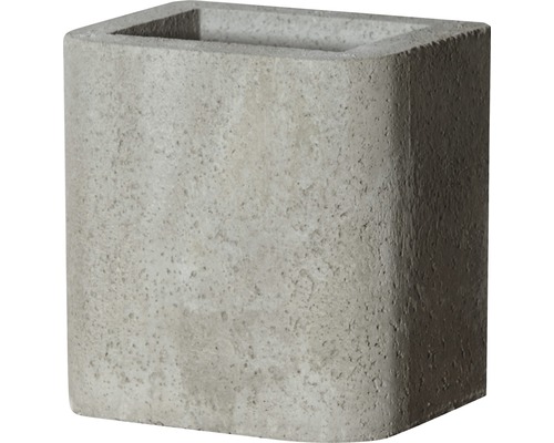 Rallonge de cheminée Buschbeck pour barbecue cheminée de jardin 26 x 32 x 34 cm béton gris