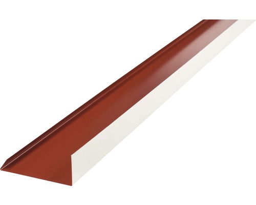 Angle d'arête tablier PRECIT rouge oxyde RAL 3009 1000x100 mm