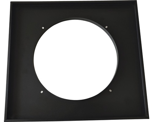 Cache carré avec ouverture ronde