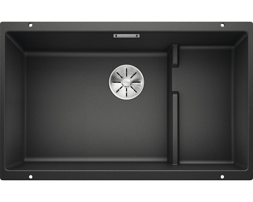 Blanco SUBLINE 700-U Level Spüle BxT 730x460 mm Silgranit anthrazit 523452 Spüle aus Stein mit Abtropffläche