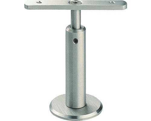 Support pour main courante en acier inoxydable V2A réglable jusqu'à +40 mm Support de rampe en métal