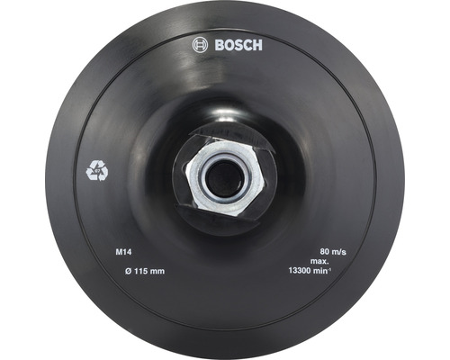 Bosch Plateau de ponçage Ø 115 mm pour meuleuse d'angle