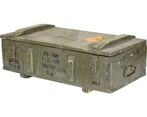 Holzkiste mit Deckel