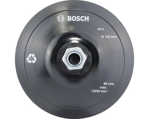 Bosch Plateau de ponçage Ø 125 mm pour meuleuse d'angle