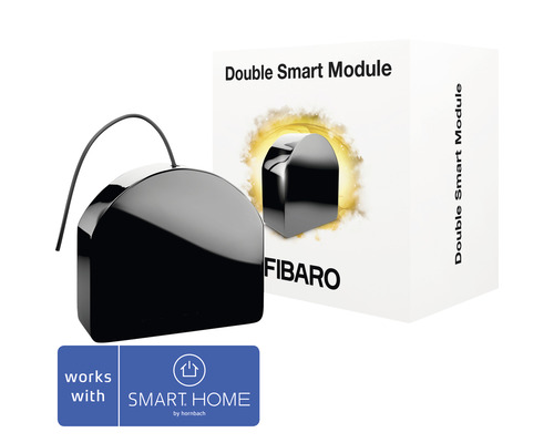 Fibaro Double Smart Modul FGS-224 - Kompatibel mit SMART HOME by hornbach