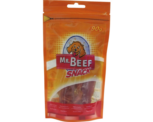 Nourriture pour chiens MR. BEEF filet de poulet 90 g friandises à mâcher