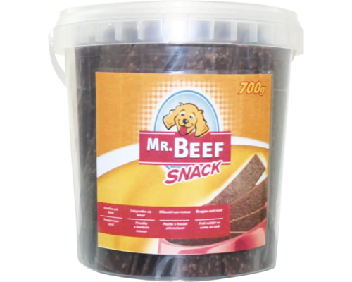 Friandises pour chiens MR. BEEF bâtonnets à mâcher bœuf 70 pièces friandises à mâcher