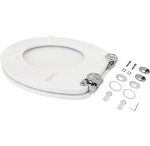 Abattant de WC en duroplast avec matériel de fixation