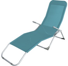 Strandliege mit Aluminiumgestell und Stoffbezug