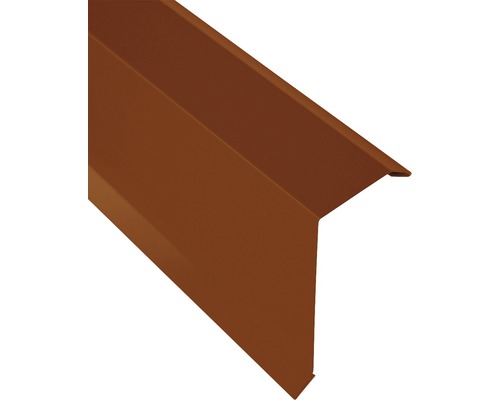 Angle d'arête PRECIT pour tôle trapézoïdale H12 rouge oxyde RAL 3009 2000x40x100 mm Angle d'arête PRECIT pour tôle trapézoïdale H12 rouge oxyde RAL 3009 2000x40x100 mm