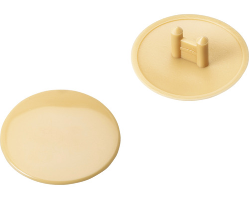 Capuchon de recouvrement pour excentrique 25 mm beige 100 unités Capuchon de recouvrement pour meuble en plastique